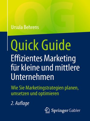 cover image of Quick Guide Effizientes Marketing für kleine und mittlere Unternehmen